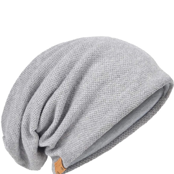 Other - Mens Slouchy Beanie Oversize Knit Skull Cap Long Baggy Hat